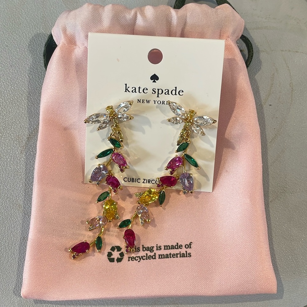 Kate Spade earrings greenhouse